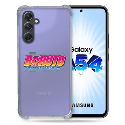 Coque Renforcée En Verre Trempé Transparente Pour Samsung Galaxy A54 5G Boruto Logo
