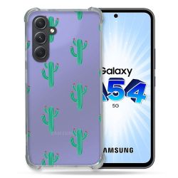 Coque Renforcée En Verre Trempé Transparente Pour Samsung Galaxy A54 5G Cactus