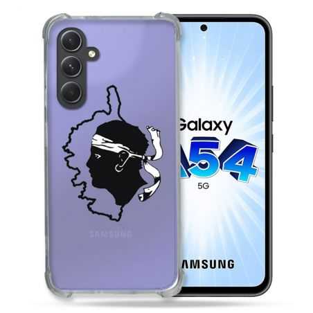 Coque Renforcée En Verre Trempé Transparente Pour Samsung Galaxy A54 5G Corse