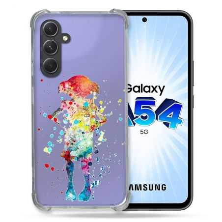Coque Renforcée En Verre Trempé Transparente Pour Samsung Galaxy A54 5G Dobby Colore