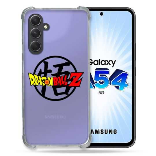 Coque Renforcée En Verre Trempé Transparente Pour Samsung Galaxy A54 5G Dragon Ball Logo