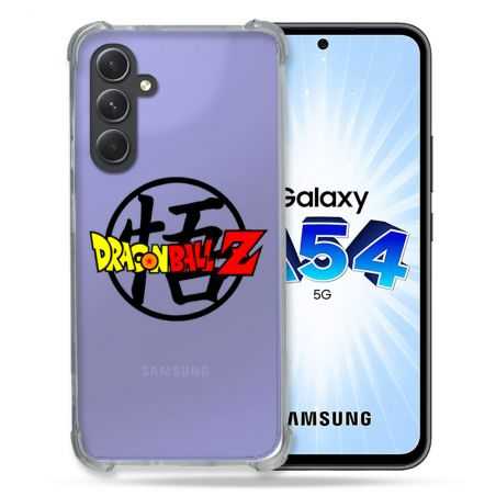 Coque Renforcée En Verre Trempé Transparente Pour Samsung Galaxy A54 5G Dragon Ball Logo