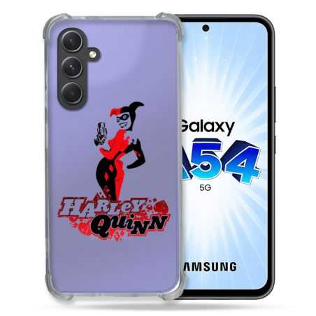 Coque Renforcée En Verre Trempé Transparente Pour Samsung Galaxy A54 5G Harley Quinn
