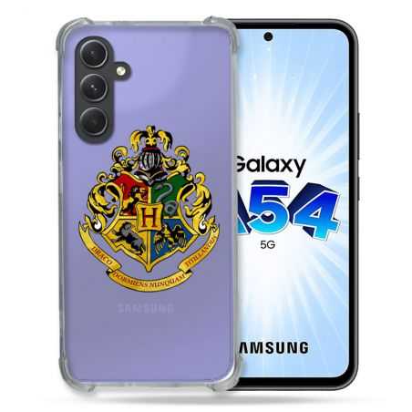 Coque Renforcée En Verre Trempé Transparente Pour Samsung Galaxy A54 5G Harry Potter Poudlard