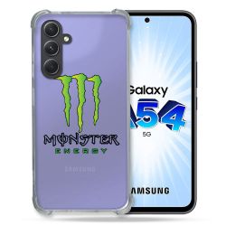 Coque Renforcée En Verre Trempé Transparente Pour Samsung Galaxy A54 5G Monster Energy