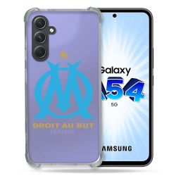 Coque Renforcée En Verre Trempé Transparente Pour Samsung Galaxy A54 5G Olympique Marseille OM