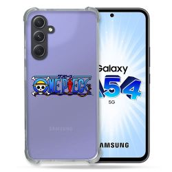 Coque Renforcée En Verre Trempé Transparente Pour Samsung Galaxy A54 5G One Piece Logo
