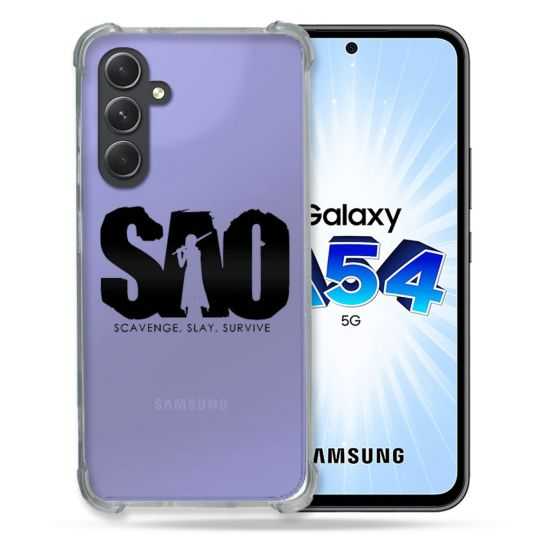 Coque Renforcée En Verre Trempé Transparente Pour Samsung Galaxy A54 5G SAO