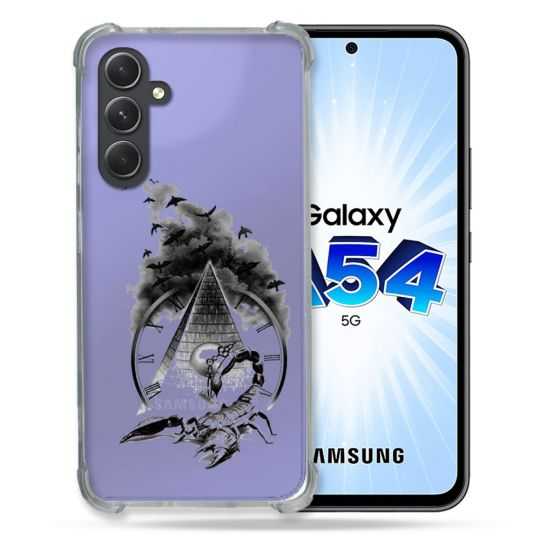 Coque Renforcée En Verre Trempé Transparente Pour Samsung Galaxy A54 5G Scorpion