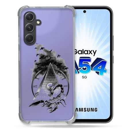 Coque Renforcée En Verre Trempé Transparente Pour Samsung Galaxy A54 5G Scorpion