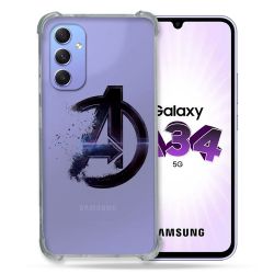 Coque Renforcée En Verre Trempé Transparente Pour Samsung Galaxy A34 5G Avenger