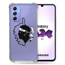 Coque Renforcée En Verre Trempé Transparente Pour Samsung Galaxy A34 5G Corse