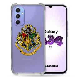 Coque Renforcée En Verre Trempé Transparente Pour Samsung Galaxy A34 5G Harry Potter Poudlard