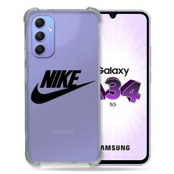 Coque Renforcée En Verre Trempé Transparente Pour Samsung Galaxy A34 5G Nike