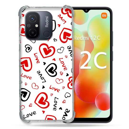 Coque Renforcée Pour Xiaomi Redmi 12C Amour Love