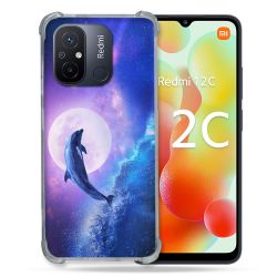 Coque Renforcée Pour Xiaomi Redmi 12C Animal Dauphin Vague