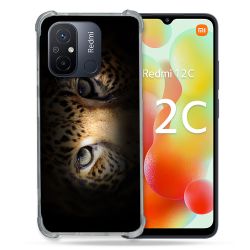Coque Renforcée Pour Xiaomi Redmi 12C Animal Leopard Yeux