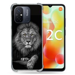 Coque Renforcée Pour Xiaomi Redmi 12C Animal Lion Majestueux