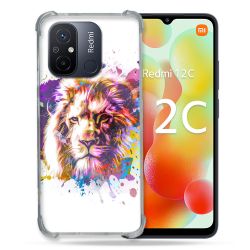 Coque Renforcée Pour Xiaomi Redmi 12C Animal Lion Tag