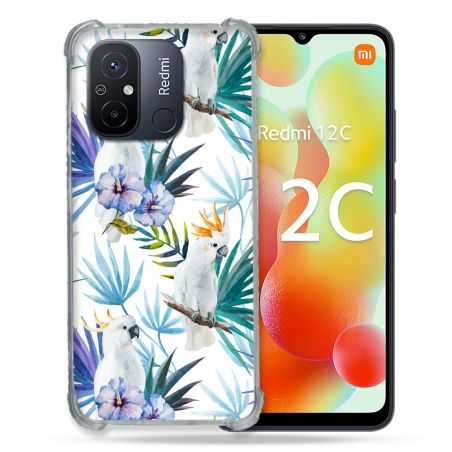 Coque Renforcée Pour Xiaomi Redmi 12C Animal Perroquet Peinture