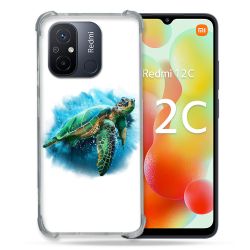 Coque Renforcée Pour Xiaomi Redmi 12C Animal Tortue Blanche multicolore