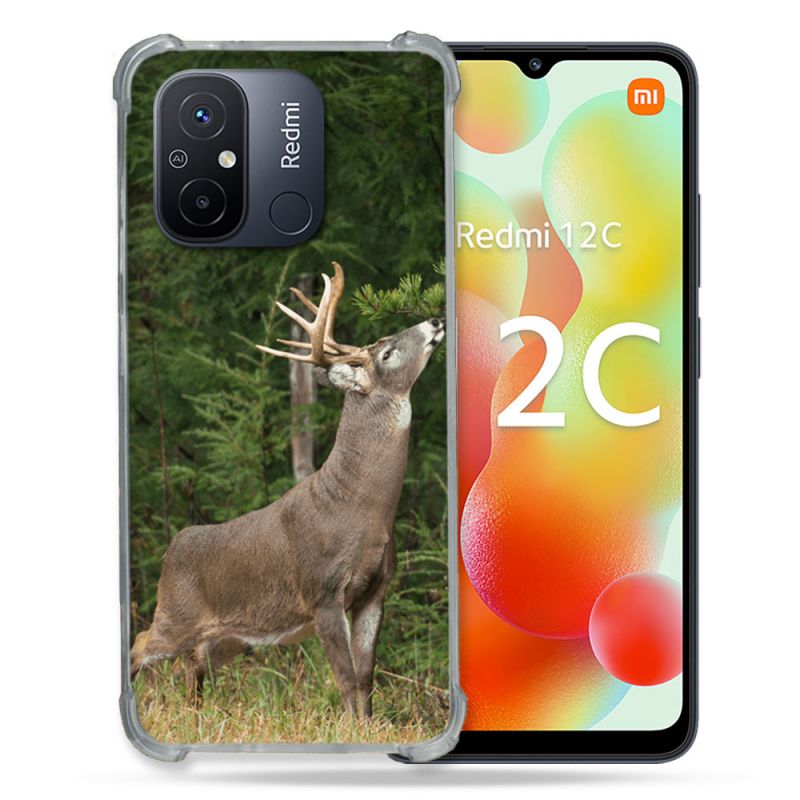 Coque Renforcée Pour Xiaomi Redmi 12C Chasse Cerf