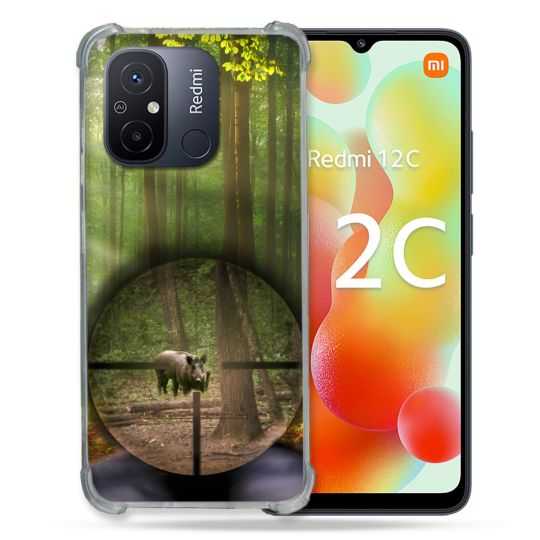 Coque Renforcée Pour Xiaomi Redmi 12C Chasse Sanglier Viseur