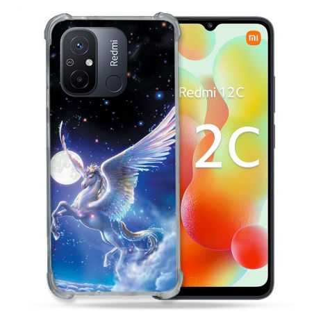 Coque Renforcée Pour Xiaomi Redmi 12C Fantastique Licorne Céleste
