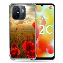Coque Renforcée Pour Xiaomi Redmi 12C Fleur Coquelicot