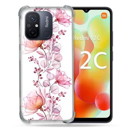 Coque Renforcée Pour Xiaomi Redmi 12C Fleur Eclosion