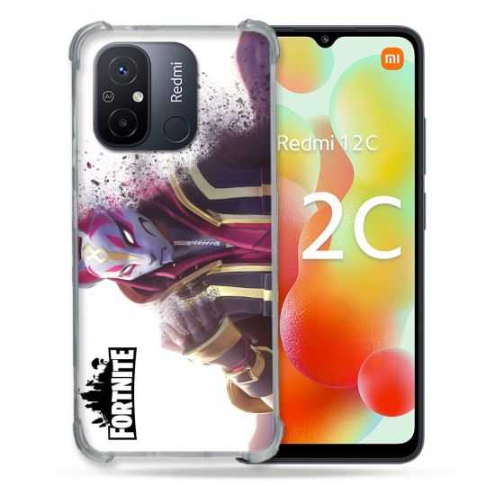 Coque Renforcée Pour Xiaomi Redmi 12C Fortnite Blanc