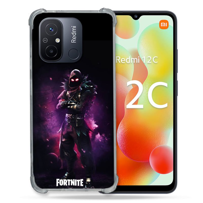 Coque Renforcée Pour Xiaomi Redmi 12C Fortnite Raven
