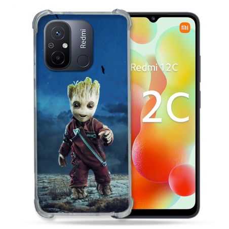 Coque Renforcée Pour Xiaomi Redmi 12C Groot Bleu