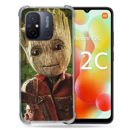 Coque Renforcée Pour Xiaomi Redmi 12C Groot Vert