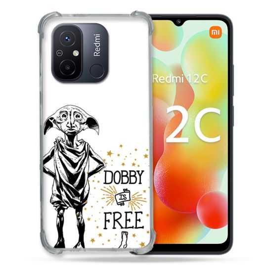 Coque Renforcée Pour Xiaomi Redmi 12C Harry Potter Dobby Free Blanc