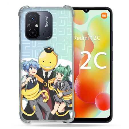 Coque Renforcée Pour Xiaomi Redmi 12C Manga Assassination Classroom Kuro Trio