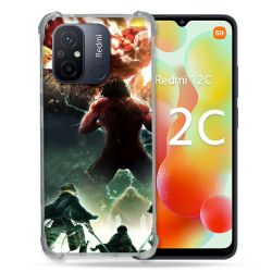 Coque Renforcée Pour Xiaomi Redmi 12C Manga Attaque Titans Combat