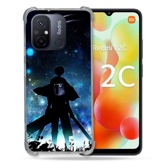 Coque Renforcée Pour Xiaomi Redmi 12C Manga Attaque Titans Levi