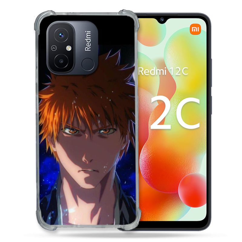 Coque Renforcée Pour Xiaomi Redmi 12C Manga Bleach Ichigo