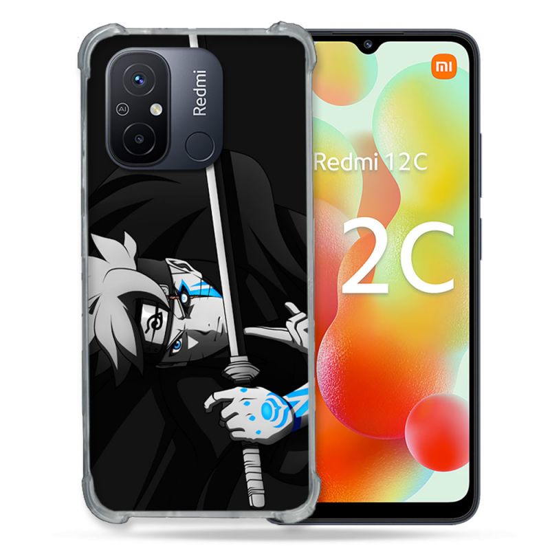 Coque Renforcée Pour Xiaomi Redmi 12C Manga Boruto Epée