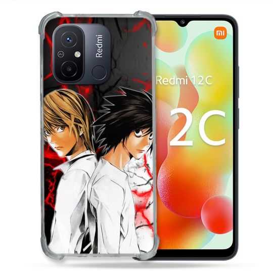 Coque Renforcée Pour Xiaomi Redmi 12C Manga Death Note Duo