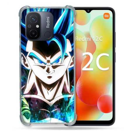 Coque Renforcée Pour Xiaomi Redmi 12C Manga Dragon Ball Gogeta Visage