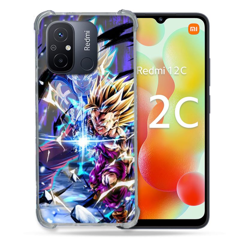 Coque Renforcée Pour Xiaomi Redmi 12C Manga Dragon Ball Sangohan Duo