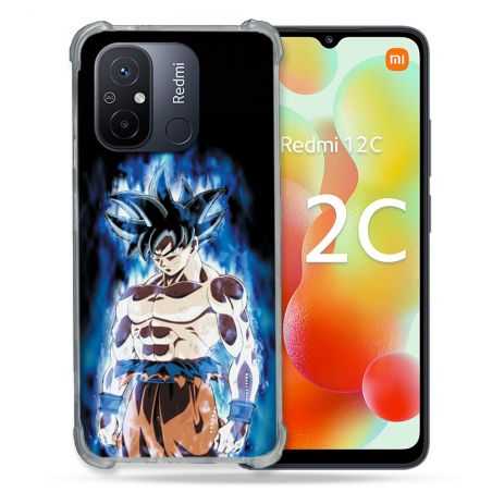 Coque Renforcée Pour Xiaomi Redmi 12C Manga Dragon Ball Sangoku Noir