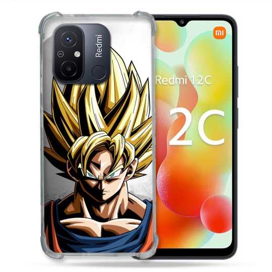 Coque Renforcée Pour Xiaomi Redmi 12C Manga Dragon Ball Sangoku Portrait