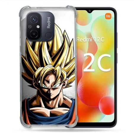 Coque Renforcée Pour Xiaomi Redmi 12C Manga Dragon Ball Sangoku Portrait