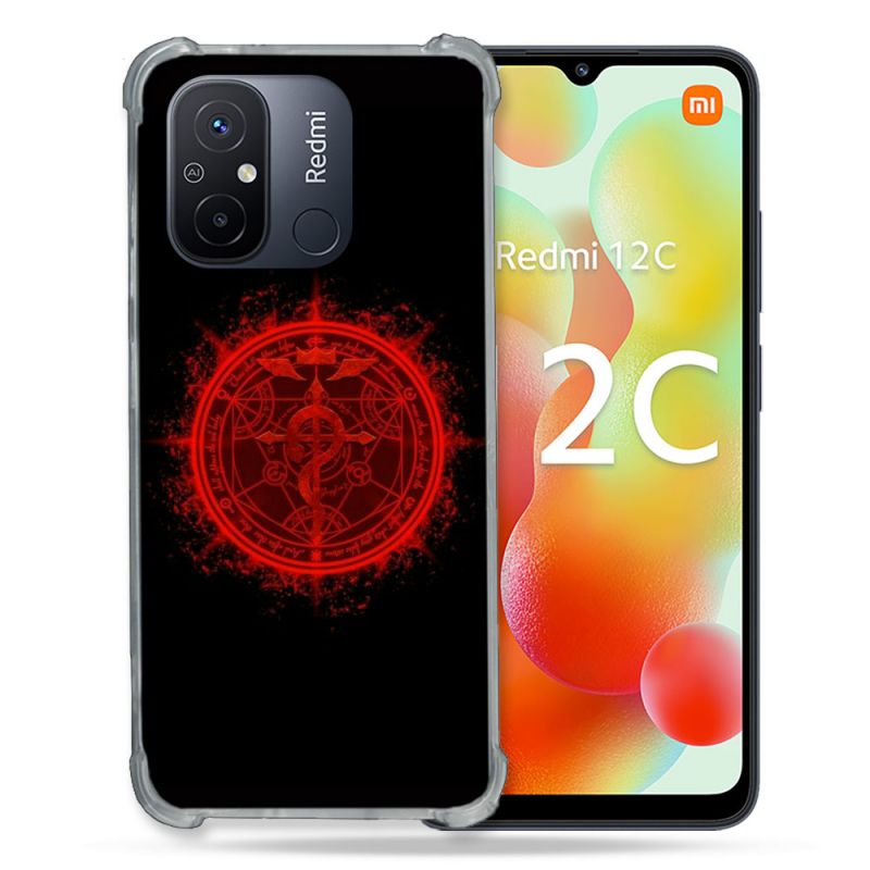 Coque Renforcée Pour Xiaomi Redmi 12C Manga Fullmetal Alchemist Logo