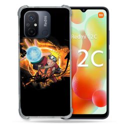 Coque Renforcée Pour Xiaomi Redmi 12C Manga Naruto Noir