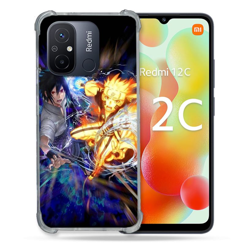 Coque Renforcée Pour Xiaomi Redmi 12C Manga Naruto VS