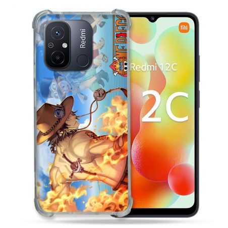 Coque Renforcée Pour Xiaomi Redmi 12C Manga One Piece Ace Color